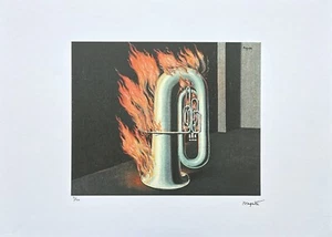 RENÉ MAGRITTE - The discovery of fire - signed, numbered edition 93/100, 70x50cm - Picture 1 of 4