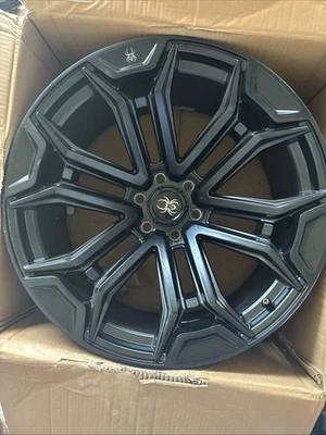 SCA Black Widow Rim 22” That fits Ford F150 bolt pattern ( Only One Available) - Image 1 of 3