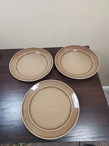 POTTERY BARN Cambria Mushroom Taupe 9,5" 3er Set Salatteller Portugal - Bild 1 von 6