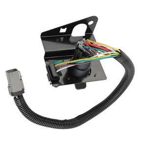 4 & 7 Pin Trailer Tow Wiring Harness Plug For F250 F350 Super Duty Ford 1999-01 - Picture 1 of 9