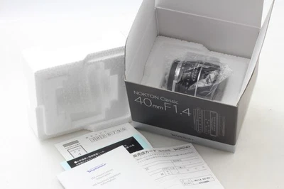 [ Unused in Box ] Voigtlander NOKTON Classic 40mm F1.4 SC VM Leica M From JAPAN - Image 1 of 4