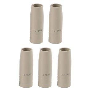 5 Pieces Non Welding Nozzles for MB15 For 15AK MIG MAG Gas Welding Torch - Picture 1 of 9