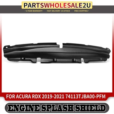 EngineSplashShield dianteiro inferior lateral para Acura RDX 2019 2020 2021 74113TJBA00-PFM - Imagem 1 de 4