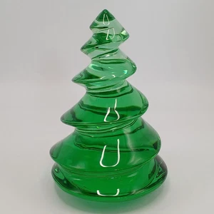 Baccarat Árbol de Navidad Objeto Estatuilla Noel Cristal Vidrio USADO - Imagen 1 de 4