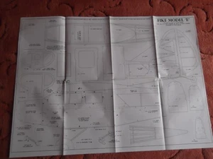RCM&E Plans of the Fike Model E a 1/6th scale model 45" wingspan - Picture 1 of 2