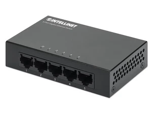 Intellinet 5-Port Gigabit Ethernet Switch, Desktop Size, Metal Housing, IEEE 802 - Picture 1 of 8