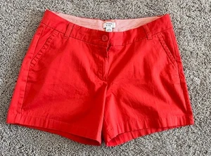 Crown & Ivy Caroline Shorts Größe 8 korallenrot 7" Schrittlänge - Bild 1 von 4