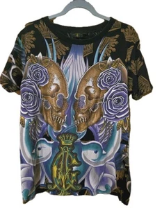 Vtg christian audigier t shirt Small Graphic C680 D5 - Picture 1 of 5