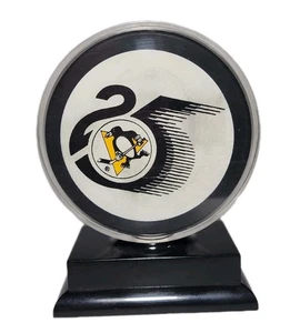 Sammlerstück Vintage 1991 1992 Pittsburgh Penguins 25th Anniversary Hockey Puck NHL - Bild 1 von 10