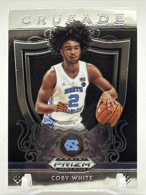 2019 Panini Prizm Draft Picks [RC] [Crusade] #61 Coby White North Carolina - Image 1 of 2