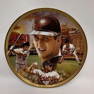 Cal Ripken Jr Rookie Of The Year Collectors Plate Baseball Orioles Plate #12391E - Picture 1 of 5