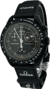 Omega x Swatch Speedmaster Mission Moon Phase Snoopy SO33B700 Near Mint A4542 - Picture 1 of 11