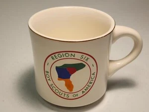 Vintage Boy Scouts of America Coffee Mug Cup REGION 6 - Picture 1 of 6