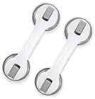 Grab Bars for Shower, 12 Inch Shower Handle Strong Suction Shower Grab Bar Gray