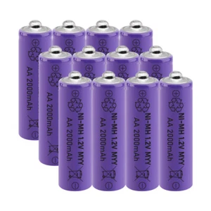 1.2v AA AAA Rechargeable Batteries Battery for Garden Solar  Light Lot USA - Picture 1 of 35