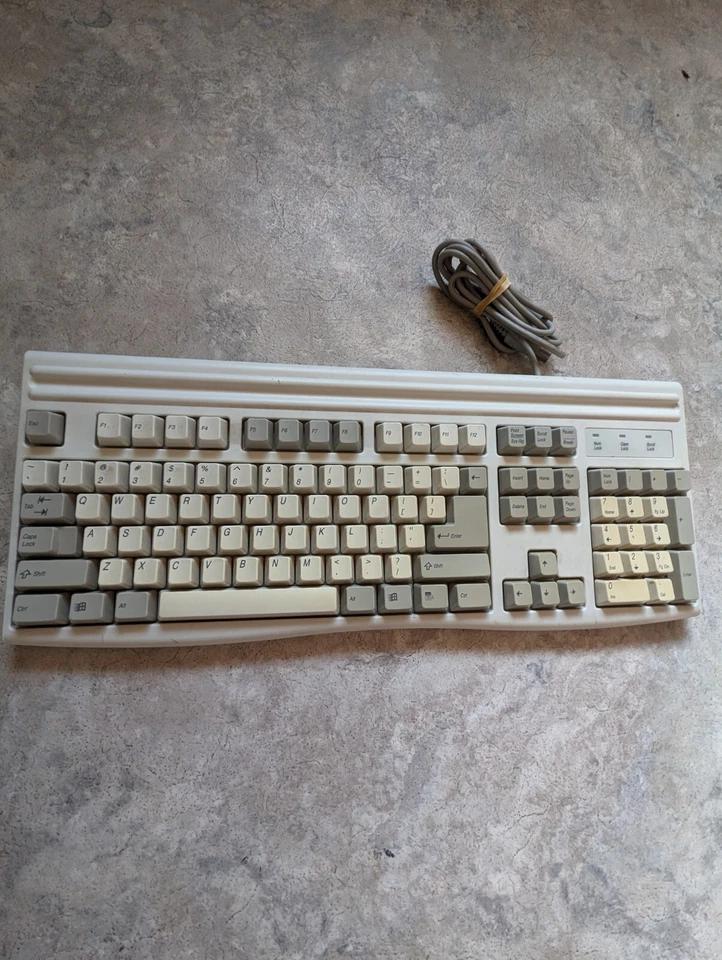 Mitsumi Keyboard KPQ-E99ZC-13 Clicky VTG Beige KPQEA4ZA Type  - Image 1 of 4