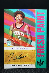 2021-22 NBA Court Kings Josh Christopher Sapphire Fresh Paint Rookie Auto 12/25 - Picture 1 of 2