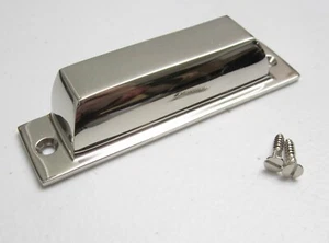 NEW Rejuvenation MISSION 4" BIN PULL Polished Nickel Finish (C100156/Square/Cup) - Picture 1 of 3