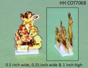 FELIZ CUMPLEAÑOS, Girl's - 3D Victorian Card 1:12 Escala Dollhouse Miniatures - Imagen 1 de 1