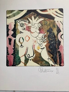 Handsignierter Kunstdruck von Gilbert Portanier - Bild 1 von 4