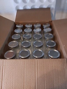 20 Paksh Mason Jars - Food Storage Container - 16 Ounce - Regular Mouth Glas - Picture 1 of 6