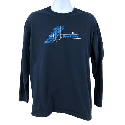 Camisa Alstyle QBPT Para Hombres Azul Marino Talla Grande Frostbike 2009 Minnesota Manga Larga Foto 1 de 4