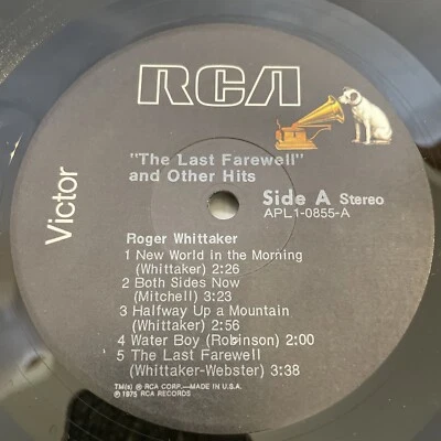 The Last Farewell And Other Hits (Vinyl, 1975) RCA Victor APL1-0855 Good+ NO Cov Foto 1 de 4