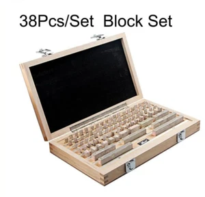 38 piezas Kits de instrumentos de medición calibre de bloques metalurgia grado 1-0 pinzas - Imagen 1 de 12