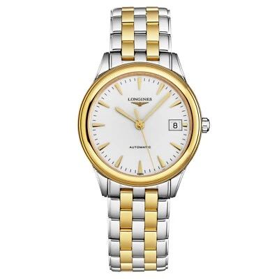 Reloj automático Longines para mujer 'Flagship' esfera plateada L4.774.3.22.7 Foto 1 de 4