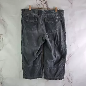 Kuhl Capri Womens 8 Gray Crop Pedal Knicker Organic Cargo Pants Ripstop - Picture 1 of 10