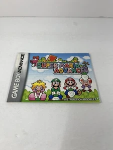 Super Mario Advance - GBA GameBoy Advance Instruction Booklet Manual  - Picture 1 of 4