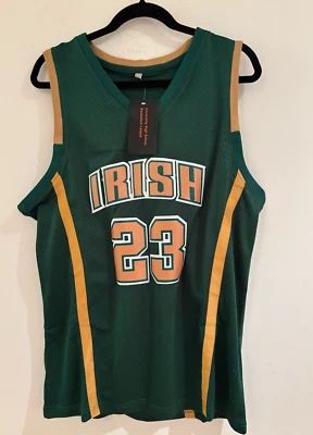 Jersey cosido pequeño #23 Lebron James St Vincent St Mary Irish High School para hombre Foto 1 de 3