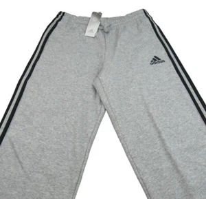 Adidas Essentials Fleece 3 Streifen Hose Herren Gr. 4XL grau schwarz NEU GK9270 - Bild 1 von 7