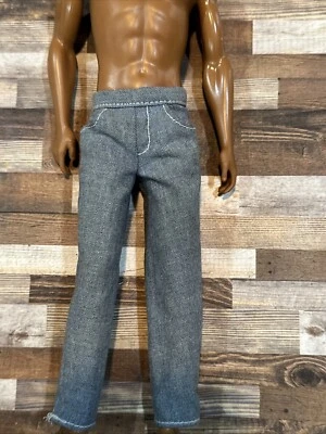 Barbie Clothes : Fashion Jeans Ken Western Wear Denim Jeans Pants - Image 1 of 4