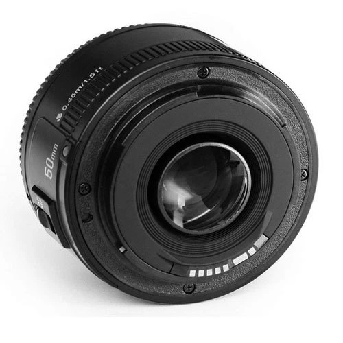50mm 1.8 EF AF MF Prime Lens for Canon T8I 850D 90D T7I T6 T6I T5I T4I 7D 6D 5D  - Image 1 of 2
