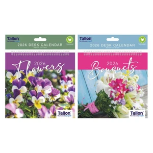 Tischkalender 2026 Planer positive Zitate Design monatlich Flip Schreibtisch stehend - Bild 1 von 7