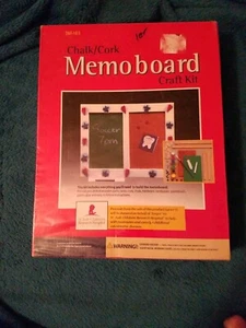 Chalk/Cork Memo Board Craft Kit-New/Sealed - Picture 1 of 2