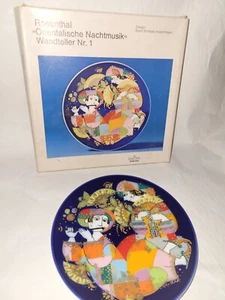 Rosenthal Orientalische Nachtmusik Motiv 1 By Bjorn Wiinblad First Edition - Picture 1 of 15