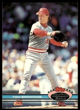 1991 Stadium Club Tom Browning Cincinnati Reds #235