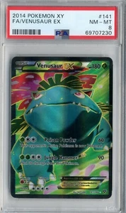Pokemon 2014 XY Arte Completo Venusaur Ex #141 PSA 8 Raro Bajo Pop - Imagen 1 de 6