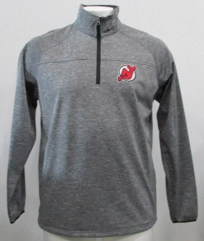 New Jersey Devils NHL Men's Pullover 1/4 Zip Track Jacket Cover
