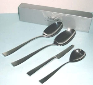 Gorham Argento Juego de 4 Piezas Cubiertos Acero Inoxidable 18/10 Nuevo - Imagen 1 de 3