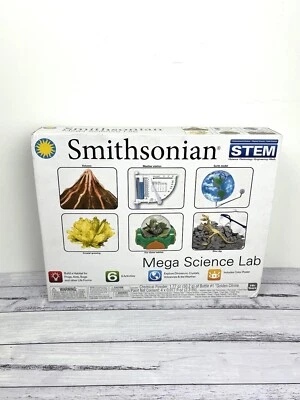 NEW Smithsonian STEM Mega Science Lab Kit 6 x Fun Learning Exploring Activities - image 1 of 4