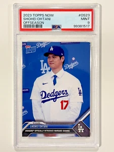 2023 Topps Now Shohei Ohtani Off-Season #OS23 PSA 9 Dodgers - Picture 1 of 2