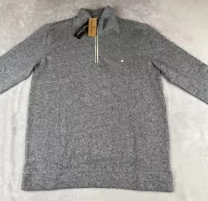 Tailor Vintage Herren Grau Langarm 1/4 Reißverschluss Pullover Gr. Small - Bild 1 von 8