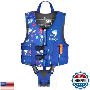 Kids Swim Vest, Child Swimming Jacket Toddler Floaties Swim Float Aid with Em - Picture 1 of 5