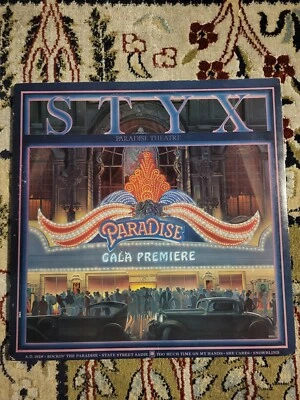 STYX Paradise Theater - Laser Etched Vinyl - 1981 Gatefold LP Record SP3719 VG++ - Image 1 of 4