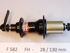 Buje libre trasero Novatec F 582 28/130 mm (Campagnolo 9/10/11) bicicleta NOS - Imagen 1 de 6