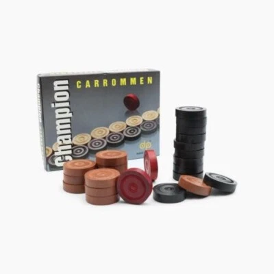 Carom Board Counter Set Board pieces set complete  piece case - Image 1 of 4