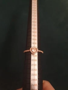 Funkelndes Pandora Erhabenes Herz Ring Größe 58 - Bild 1 von 5